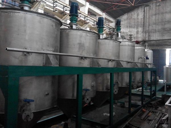 50吨植物油精炼设备